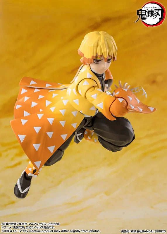 Kimetsu no Yaiba - Agatsuma Zenitsu - S.H.Figuarts (Bandai Spirits)ㅤ – Bandai Spirits – ActionFigureBrasil