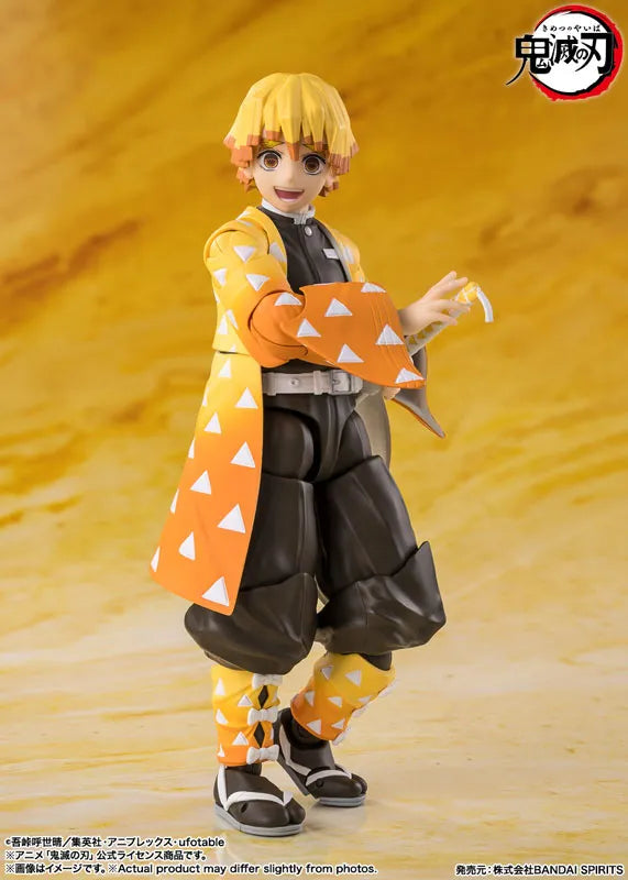 Kimetsu no Yaiba - Agatsuma Zenitsu - S.H.Figuarts (Bandai Spirits)ㅤ – Bandai Spirits – ActionFigureBrasil