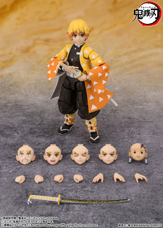 Kimetsu no Yaiba - Agatsuma Zenitsu - S.H.Figuarts (Bandai Spirits)ㅤ – Bandai Spirits – ActionFigureBrasil