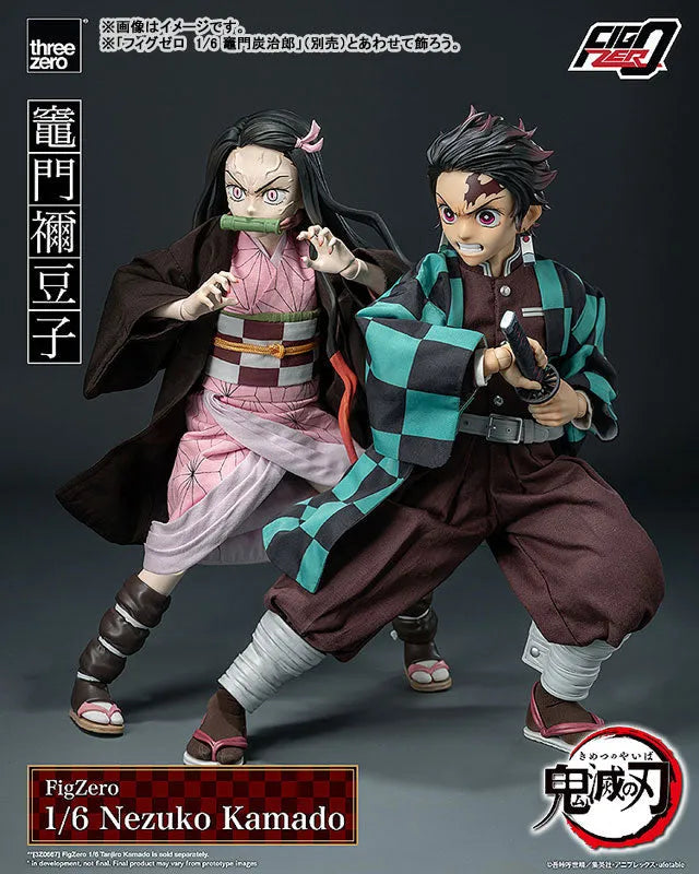 Kimetsu no Yaiba - Kamado Nezuko - FigZero - 1/6 (ThreeZero)ㅤ – ThreeZero – ActionFigureBrasil