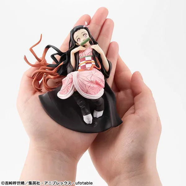 Kimetsu no Yaiba - Kamado Nezuko - G.E.M. - Tenohira Nezuko-chan Mou Iccho (MegaHouse)ㅤ – MegaHouse – ActionFigureBrasil