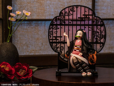 Kimetsu no Yaiba - Kamado Nezuko - Ichiban Kuji Kimetsu no Yaiba ~Kisatsu no Kokorozashi~ B Prize - Layer Scape (Bandai Spirits)ㅤ – Bandai Spirits – ActionFigureBrasil — ângulo diferente