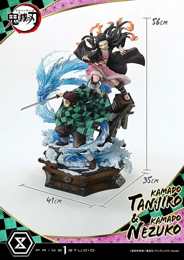 Kimetsu no Yaiba - Kamado Nezuko - Kamado Tanjirou - Concept Masterline (CMDSKY-01) - 1/6 (Prime 1 Studio)ㅤ – Prime 1 Studio – ActionFigureBrasil