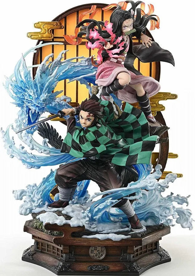 Kimetsu no Yaiba - Kamado Nezuko - Kamado Tanjirou - Kasugaigarasu - Concept Masterline (CMDSKY-01UT) - 1/6 - Ultimate Version (Prime 1 Studio)ㅤ – Prime 1 Studio – ActionFigureBrasil