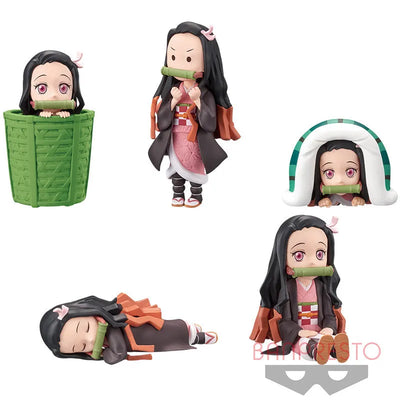 Kimetsu no Yaiba - Kamado Nezuko - Kimetsu no Yaiba World Collectable Figure -Kamado Nezuko Collection 2- - World Collectable Figure - Set of 5 (Bandai Spirits)ㅤ – Bandai Spirits – ActionFigureBrasil