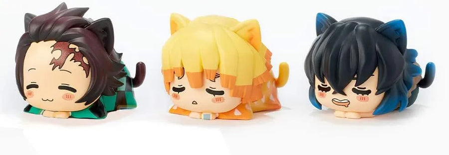 Kimetsu no Yaiba - Kamado Tanjiro - Agatsuma Zenitsu - Inosuke Hashibira - Ohiruneko Mini Figure - 3 Set (Sega)ㅤ – SEGA – ActionFigureBrasil