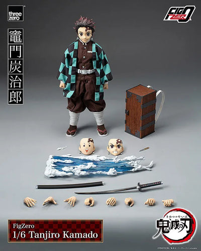 Kimetsu no Yaiba - Kamado Tanjirou - FigZero - 1/6 - 2026 Re-release (ThreeZero)ㅤ – ThreeZero – ActionFigureBrasil — com base expositora