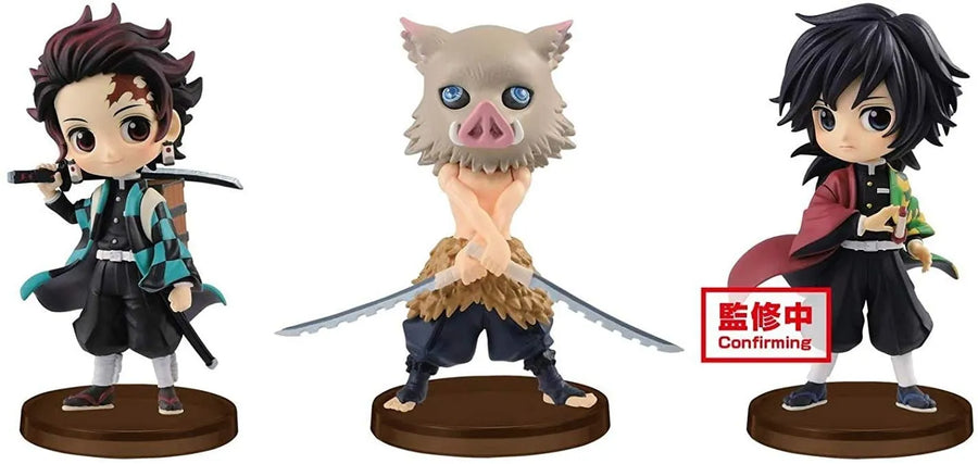 Kimetsu no Yaiba - Kimetsu no Yaiba Q Posket Petit Vol.2 - Q Posket Petit - Set Of 3 (Bandai Spirits)ㅤ – Bandai Spirits – ActionFigureBrasil