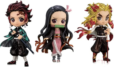 Kimetsu no Yaiba - Kimetsu no Yaiba Q Posket - Q Posket - Metallic Color - Set Of 3 (Banpresto)ㅤ – Banpresto – ActionFigureBrasil