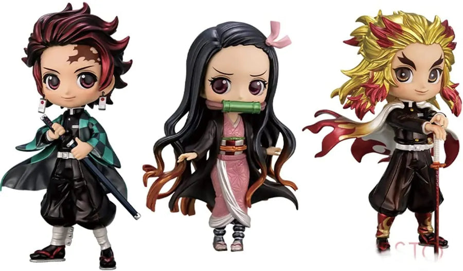 Kimetsu no Yaiba - Kimetsu no Yaiba Q Posket - Q Posket - Metallic Color - Set Of 3 (Banpresto)ㅤ – Banpresto – ActionFigureBrasil