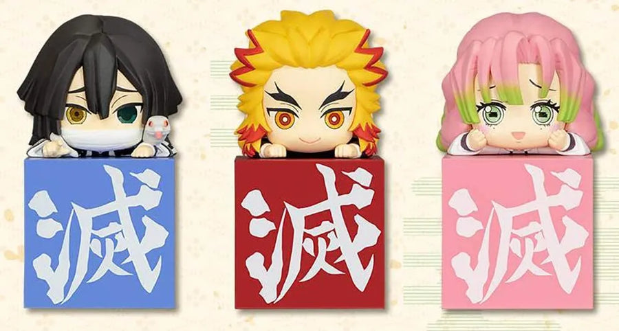 Kimetsu no Yaiba - Obanai Iguro - Kyojuro Rengoku - Mitsuri Kanroji - Hikkake Figure - Hashira 1 - 3 Set (FuRyu)ㅤ – FuRyu – ActionFigureBrasil