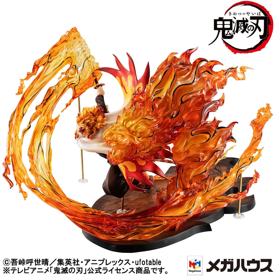 Kimetsu no Yaiba - Rengoku Kyoujurou - Precious G.E.M. - Flame Breathing Form: Flame Tiger (MegaHouse) [Shop Exclusive]ㅤ – MegaHouse – ActionFigureBrasil