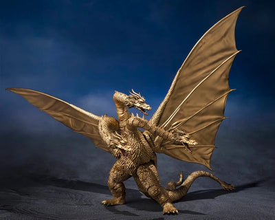 King Ghidorah (1972) – Tamashii Nations – ActionFigure Brasil — ângulo diferente