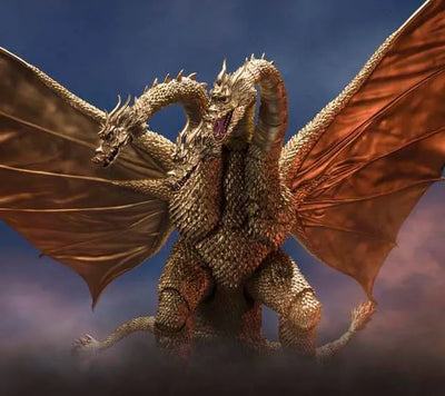 King Ghidorah (1972) – Tamashii Nations – ActionFigure Brasil — embalagem