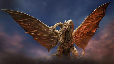King Ghidorah (1972) – Tamashii Nations – ActionFigure Brasil — detalhe do produto