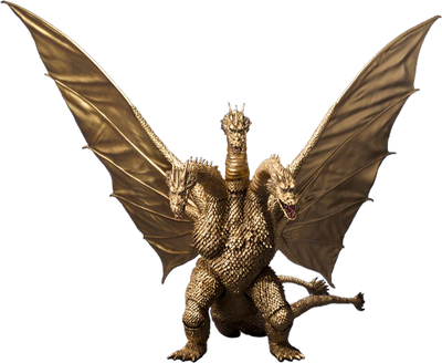 King Ghidorah (1972) – Tamashii Nations – ActionFigure Brasil — close