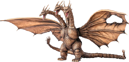 King Ghidorah (Battle-Damaged Version) – Hiya Toys – ActionFigure Brasil