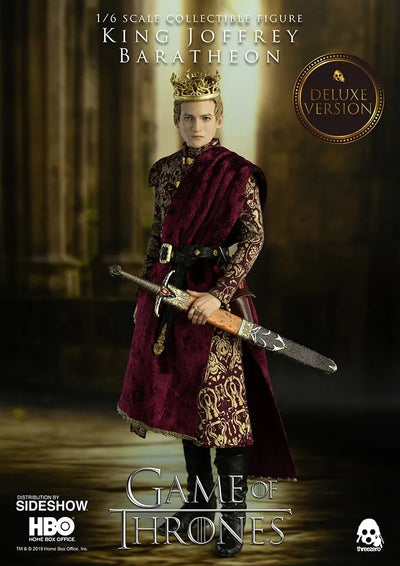 King Joffrey Baratheon  (Deluxe Version) (Deluxe Version) – Threezero – ActionFigure Brasil — acessórios