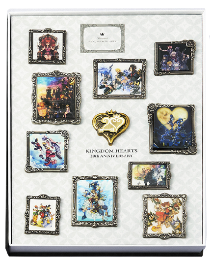 Kingdom Hearts 20th Anniversary Pin Box Vol. 1 – Square Enix – ActionFigure Brasil