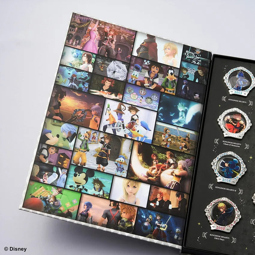 Kingdom Hearts 20th Anniversary Pin Box Vol. 2 – Square Enix – ActionFigure Brasil