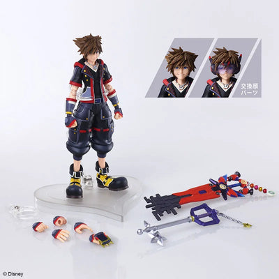 Kingdom Hearts III - Sora - Bring Arts - Version 2 (Square Enix)ㅤ – Square Enix – ActionFigureBrasil — iluminação de estúdio