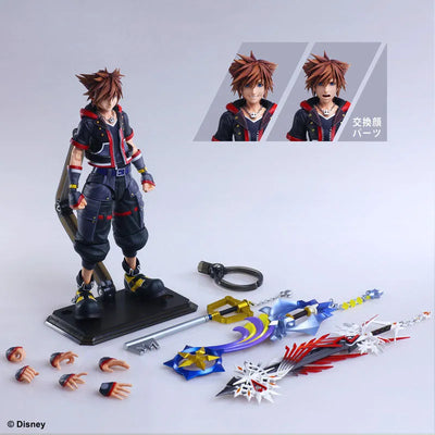 Kingdom Hearts III - Sora - Play Arts Kai - Version 2 - DX Edition (Square Enix)ㅤ – Square Enix – ActionFigureBrasil — iluminação de estúdio