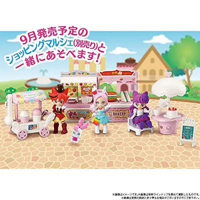 Kirakira ☆ Precure a la Mode - Cure Parfait - Bandai Shokugan - Candy Toy - Precure to Happy Life Precute 2 (Bandai)ㅤ – Bandai – ActionFigureBrasil — ângulo diferente