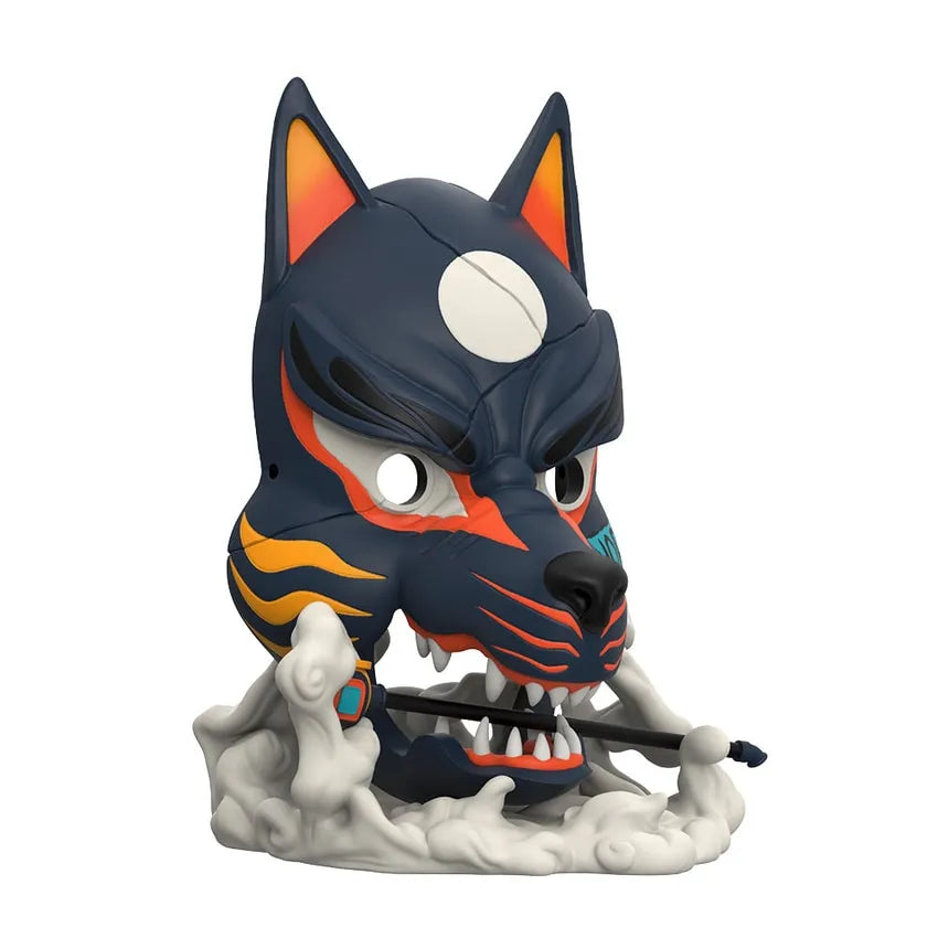 Kitsune Mask (Kurayami Edition) - LIMITED EDITION (Blue) – Mighty Jaxx – ActionFigure Brasil