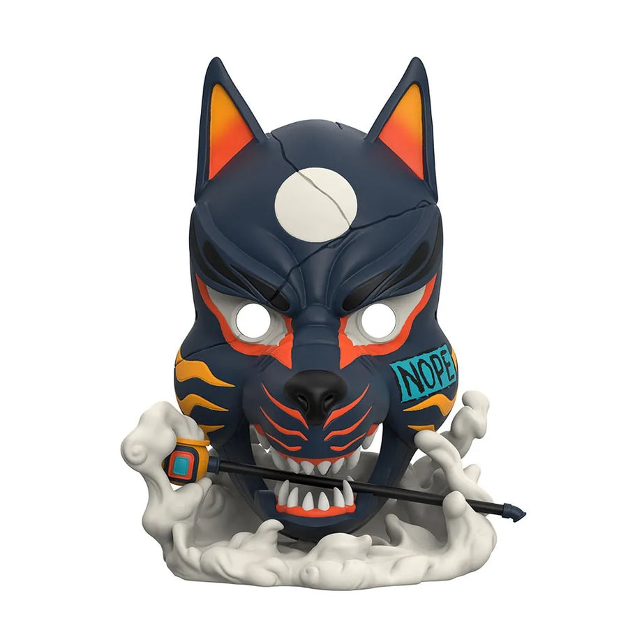 Kitsune Mask (Kurayami Edition) - LIMITED EDITION (Blue) – Mighty Jaxx – ActionFigure Brasil