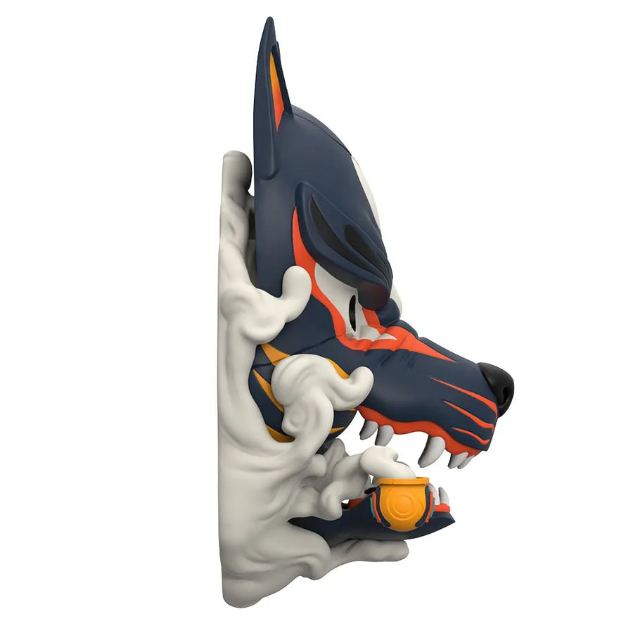 Kitsune Mask (Kurayami Edition) - LIMITED EDITION (Blue) – Mighty Jaxx – ActionFigure Brasil