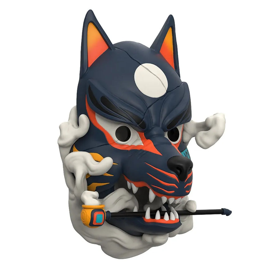 Kitsune Mask (Kurayami Edition) - LIMITED EDITION (Blue) – Mighty Jaxx – ActionFigure Brasil