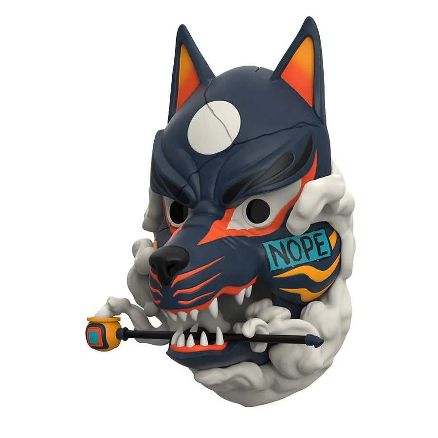 Kitsune Mask (Kurayami Edition) - LIMITED EDITION (Blue) – Mighty Jaxx – ActionFigure Brasil