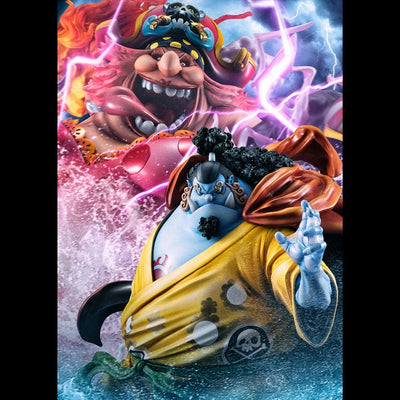 Knight of the Sea Jinbe - LIMITED EDITION – MegaHouse – ActionFigure Brasil — embalagem