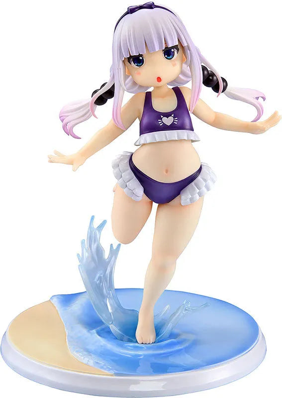 Kobayashi-san chi no Maid Dragon - Kanna Kamui - 1/6 - Excited to Wear a Swimsuit at Home Ver., Purple (Kaitendoh)ㅤ – Kaitendoh – ActionFigureBrasil