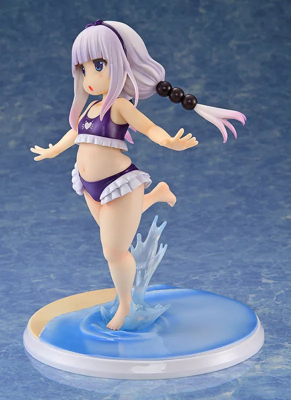 Kobayashi-san chi no Maid Dragon - Kanna Kamui - 1/6 - Excited to Wear a Swimsuit at Home Ver., Purple (Kaitendoh)ㅤ – Kaitendoh – ActionFigureBrasil