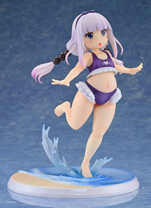 Kobayashi-san chi no Maid Dragon - Kanna Kamui - 1/6 - Excited to Wear a Swimsuit at Home Ver., Purple (Kaitendoh)ㅤ – Kaitendoh – ActionFigureBrasil