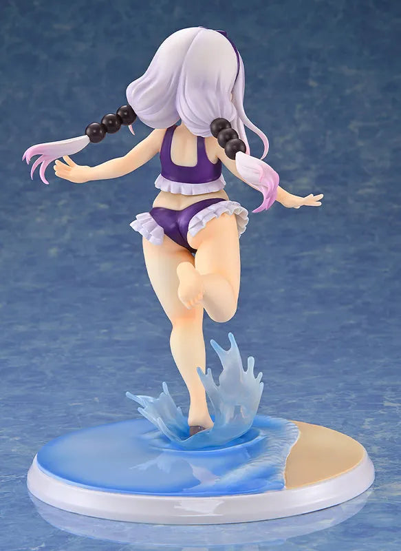 Kobayashi-san chi no Maid Dragon - Kanna Kamui - 1/6 - Excited to Wear a Swimsuit at Home Ver., Purple (Kaitendoh)ㅤ – Kaitendoh – ActionFigureBrasil