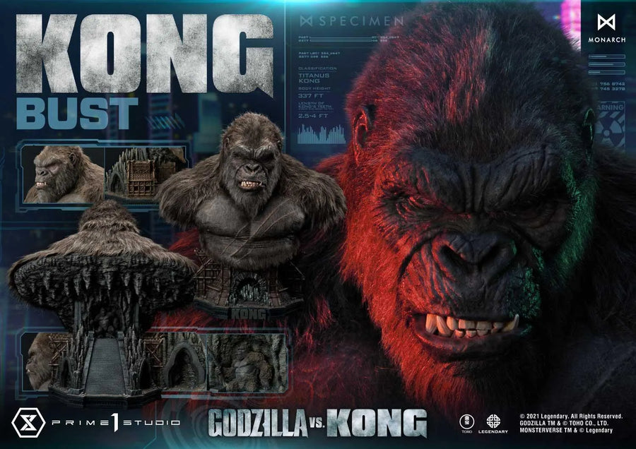 Kong Bust (Regular Version) Godzilla vs Kong – Prime1Studio – ActionFigure Brasil