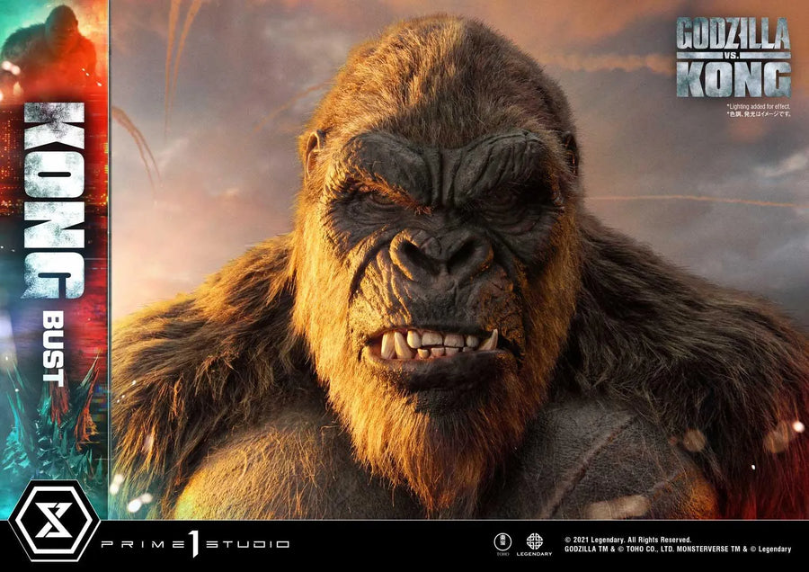 Kong Bust (Regular Version) Godzilla vs Kong – Prime1Studio – ActionFigure Brasil