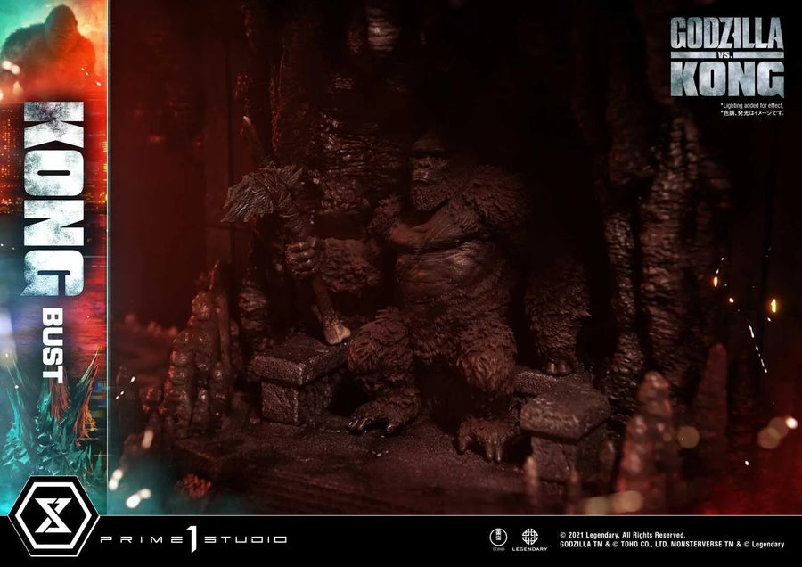 Kong Bust (Regular Version) Godzilla vs Kong – Prime1Studio – ActionFigure Brasil