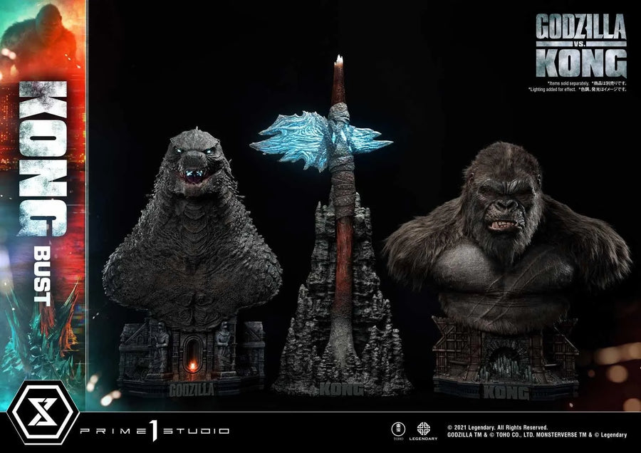 Kong Bust (Regular Version) Godzilla vs Kong – Prime1Studio – ActionFigure Brasil