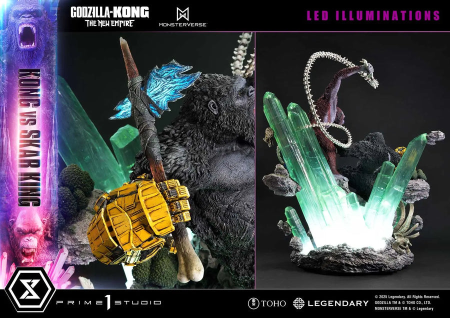 Kong vs Skar King (Bonus Version) Godzilla x Kong: The New Empire (Film) – Prime1Studio – ActionFigure Brasil