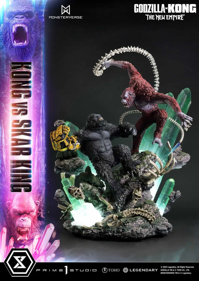 Kong vs Skar King (Bonus Version) Godzilla x Kong: The New Empire (Film) – Prime1Studio – ActionFigure Brasil