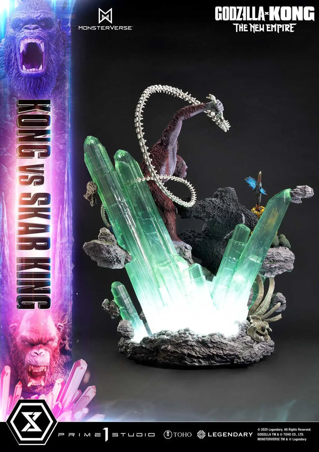 Kong vs Skar King (Bonus Version) Godzilla x Kong: The New Empire (Film) – Prime1Studio – ActionFigure Brasil