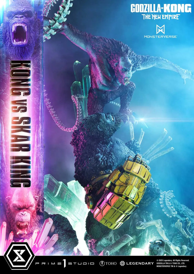 Kong vs Skar King (Bonus Version) Godzilla x Kong: The New Empire (Film) – Prime1Studio – ActionFigure Brasil