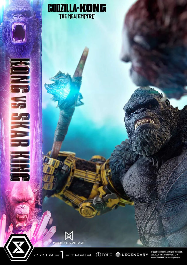 Kong vs Skar King (Bonus Version) Godzilla x Kong: The New Empire (Film) – Prime1Studio – ActionFigure Brasil