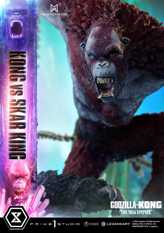 Kong vs Skar King (Bonus Version) Godzilla x Kong: The New Empire (Film) – Prime1Studio – ActionFigure Brasil