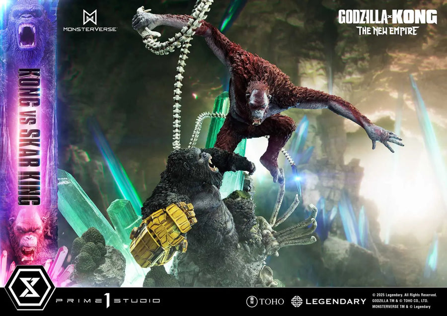 Kong vs Skar King (Bonus Version) Godzilla x Kong: The New Empire (Film) – Prime1Studio – ActionFigure Brasil