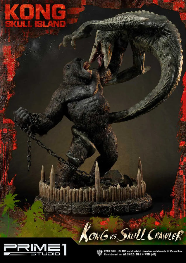 Kong vs Skull Crawler (Regular Version) Kong: Skull Island (Film) – Prime1Studio – ActionFigure Brasil