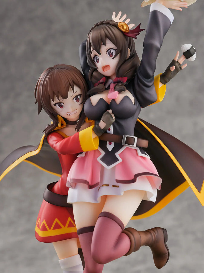 Kono Subarashii Sekai ni Bakuen o! - Chomusuke - Megumin - Yunyun - Shibuya Scramble Figure - 1/7 - Futari wa Tomodachi Ver. (eStream)ㅤ – eStream – ActionFigureBrasil